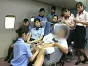 Japanische Flugbegleiterin Sex Service Kurs